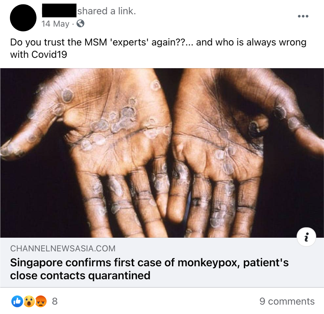 Is there a new case of monkeypox infection in Singapore? - Black Dot