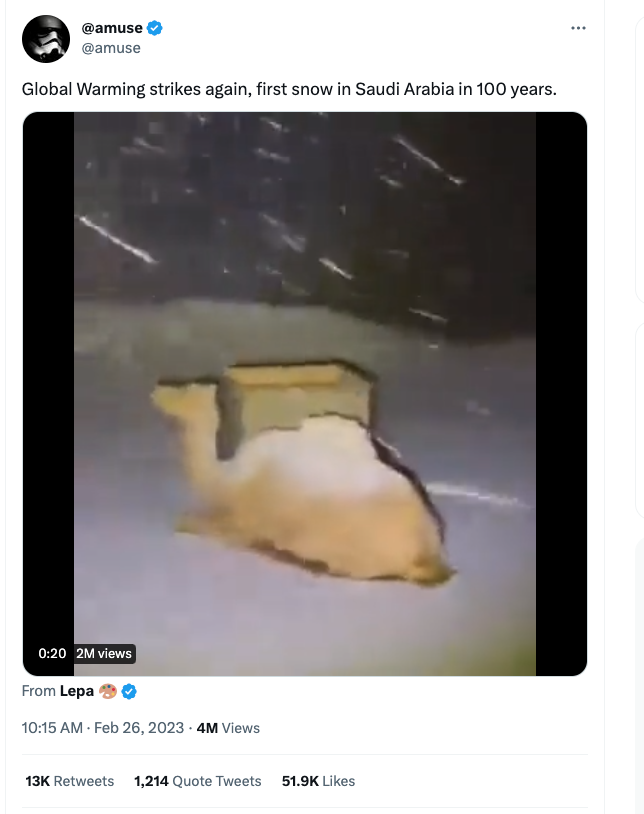Did It Snow In Saudi Arabia