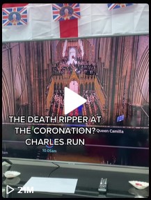 Did the Grim Reaper Appear at King Charles' Coronation? - Black Dot Research